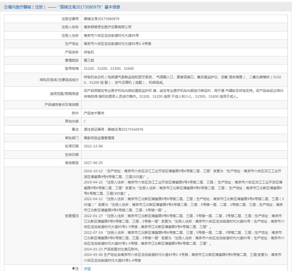 舒普斯達國產(chǎn)呼吸機S1200